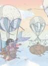 Coordonne Carta da parati panoramica Ballon Rides - Dawn