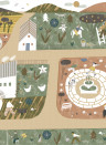 Coordonne Mural Country Joy - Olive