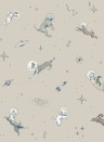 Coordonne Mural Doggy Gravity - Cream