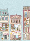 Coordonne Mural Dolls House - Azure