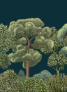 Coordonne Papier peint panoramique Green Forest - Midnight