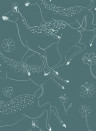 Coordonne Mural Jumping Bambis - Aqua