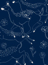 Coordonne Mural Jumping Bambis - Marine
