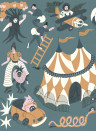 Coordonne Papier peint panoramique Magic Circus - Aquamarine