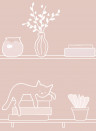 Coordonne Wallpaper My Library - Pinky