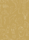 Coordonne Wallpaper Zoology - Curry