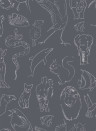 Coordonne Wallpaper Zoology - Chalk