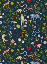 Scion Wallpaper Garden of Eden - Midnight