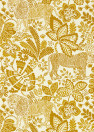Scion Wallpaper Rumble in the Jungle - Juniper/ Chai