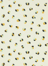 Scion Wallpaper Leopard Dots - Pebble/ Sage