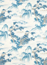 Zoffany Wallpaper Floating Mountains - Indigo