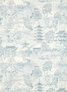 Zoffany Papier peint Eastern Palace - Indigo