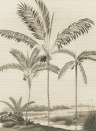 Eijffinger Papier peint panoramique Palm Portrait - Black/ White
