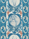 Mindthegap Papier peint The Competition Panel - Blue