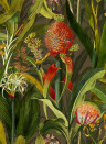 Arte International Wallpaper Blooming Pineapple - Cardinal