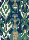 Coordonne Papier peint Uzbek - Green