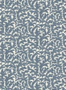 Josephine Munsey Wallpaper Frond Ogee - Bude Blue