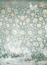 Coordonne Papier peint panoramique Floral Rug - Turquoise