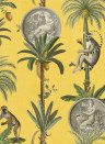 Coordonne Papier peint Lemurs - Mustard