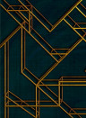 Coordonne Mural L Geometric - Dark Blue
