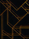 Coordonne Mural L Geometric - Black