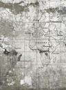Coordonne Mural Old Map - Steel