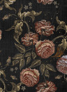 Coordonne Papier peint panoramique Embroidery Flora - Black