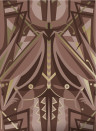 KEK Amsterdam Wallpaper Art Deco Animaux Grasshopper Gold - Taupe