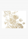 KEK Amsterdam Mural Engraved Flowers Gold 2 - XL