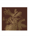 KEK Amsterdam Mural Engraved Flowers Gold 5 - L