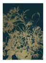 KEK Amsterdam Mural Engraved Flowers Gold 8 - M