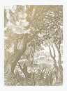 KEK Amsterdam Mural Engraved Landscapes Gold 4 - M