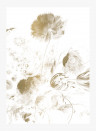 KEK Amsterdam Mural Golden Age Flowers Gold 2 - M