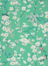 Little Greene Carta da parati Massingberd Blossom - Verditer