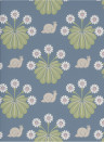Little Greene Wallpaper Burges Snail - Juniper