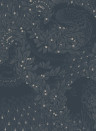 Sandberg Carta da parati Evelina - Indigo Blue