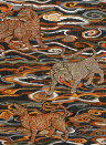 Arte International Wallpaper Tigris - Burnt Sienna
