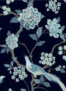 Coordonne Wallpaper Bird Song - Navy