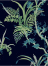 Coordonne Wallpaper Wild Ferns - Navy