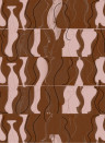 Coordonne Wandbild Archeological - Terracotta