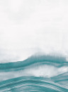 Coordonne Mural Atmospheric Haze - Aqua