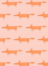 Scion Wallpaper Midi Fox - Milkshake/ Rose