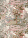 Thibaut Wallpaper Lincoln Toile - Blush