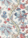 Thibaut Wallpaper Chatelain - Blue and Red