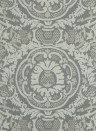 Thibaut Tapete Earl Damask - Charcoal