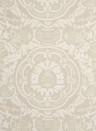 Thibaut Tapete Earl Damask - Flax
