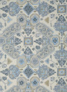 Thibaut Wallpaper Persian Carpet - Grey and Beige