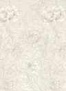 Morris & Co Papier peint Simply Chrysanthemum Toile - Cochineal Pink
