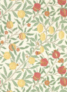 Morris & Co Carta da parati Simply Fruit - Bayleaf/ Russet