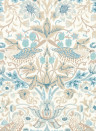 Morris & Co Wallpaper Simply Strawberry Thief - Slate/ Vellum